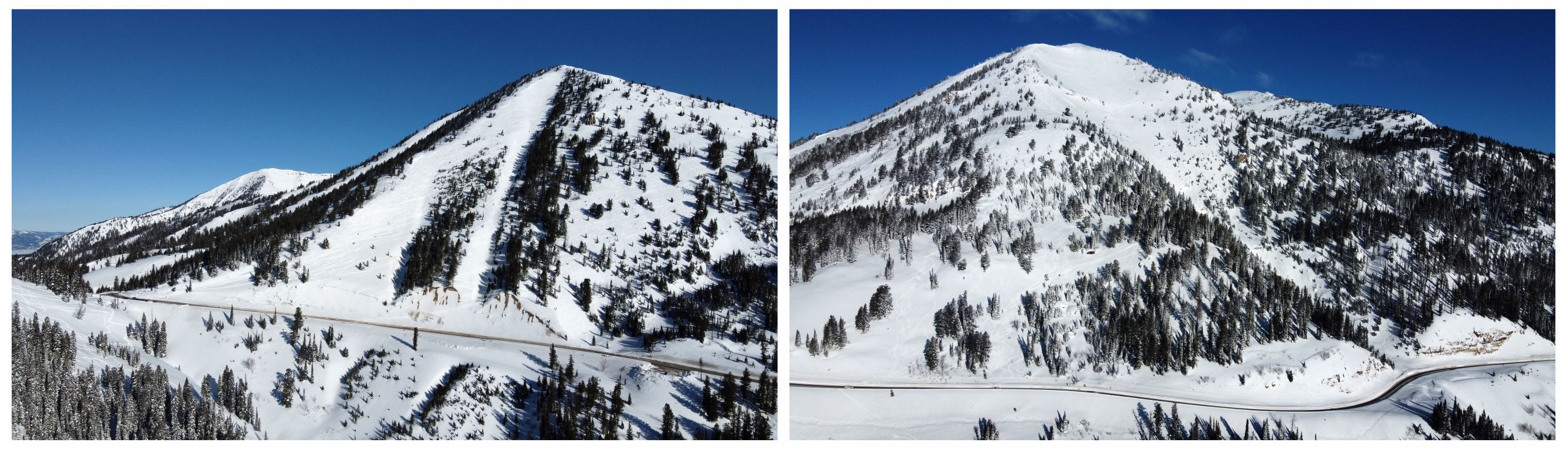 Teton Pass aerial
